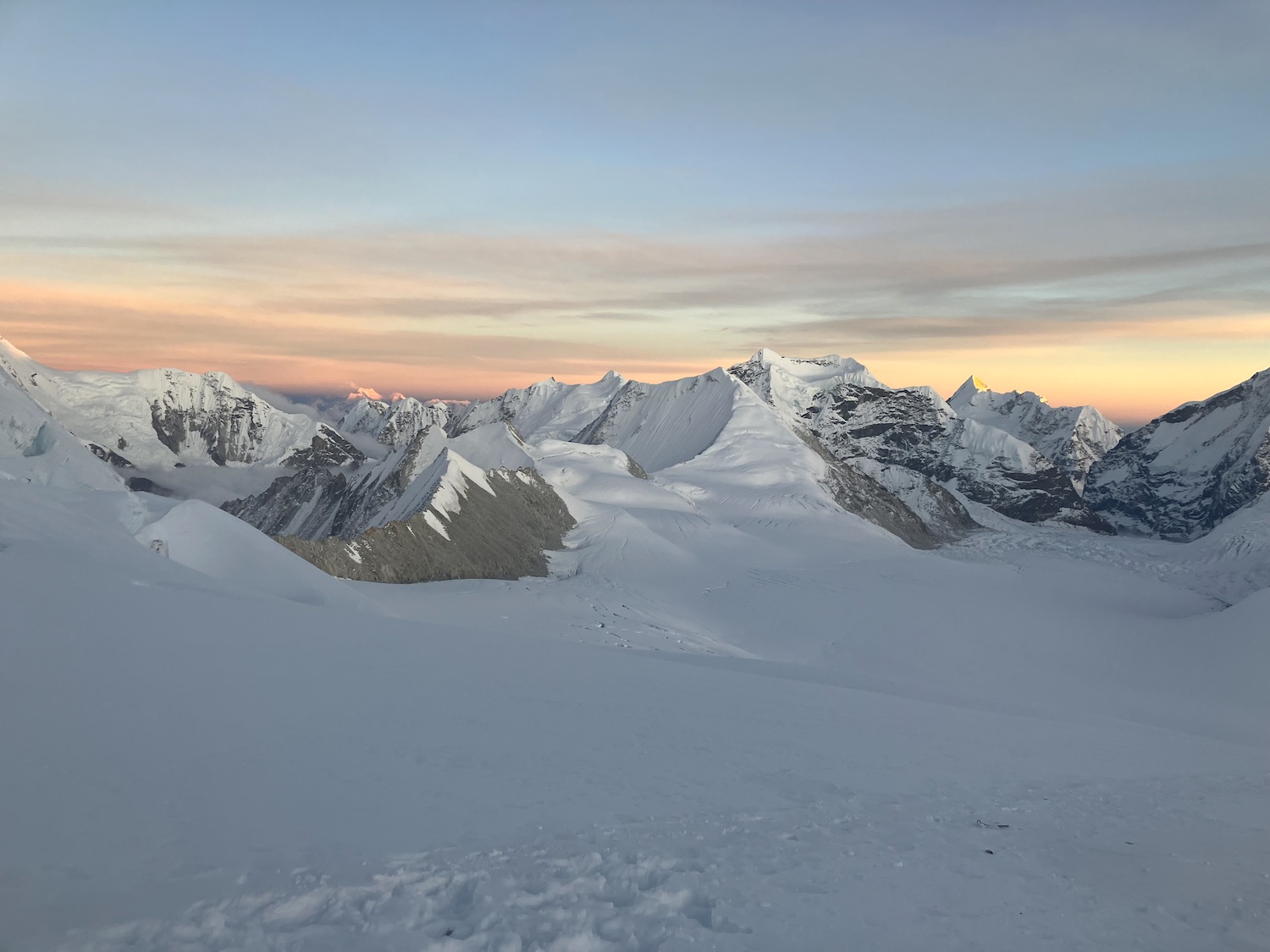 Coucher de soleil au C2 © Valentin Rakovsky