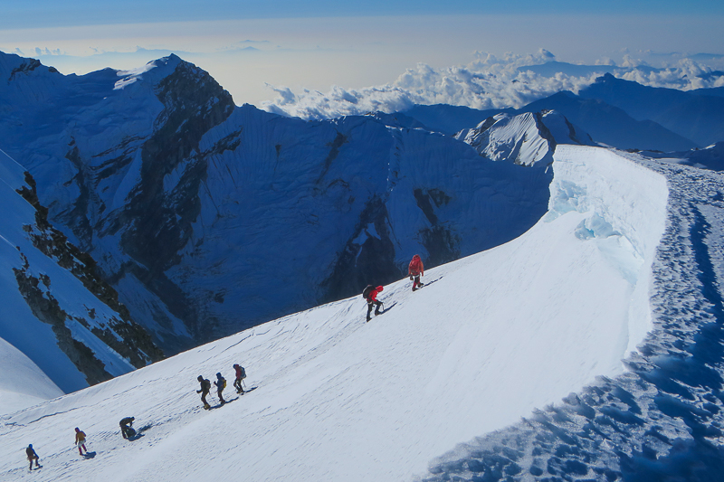 Ascension du Mera peak à 6 461 m dans la région de l’Everest © Luc Oberli