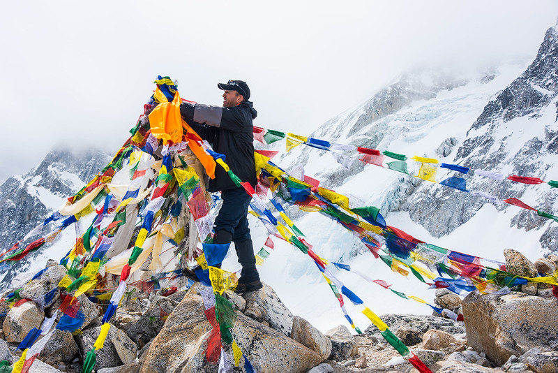 Larkye pass (5135 m), Manaslu round