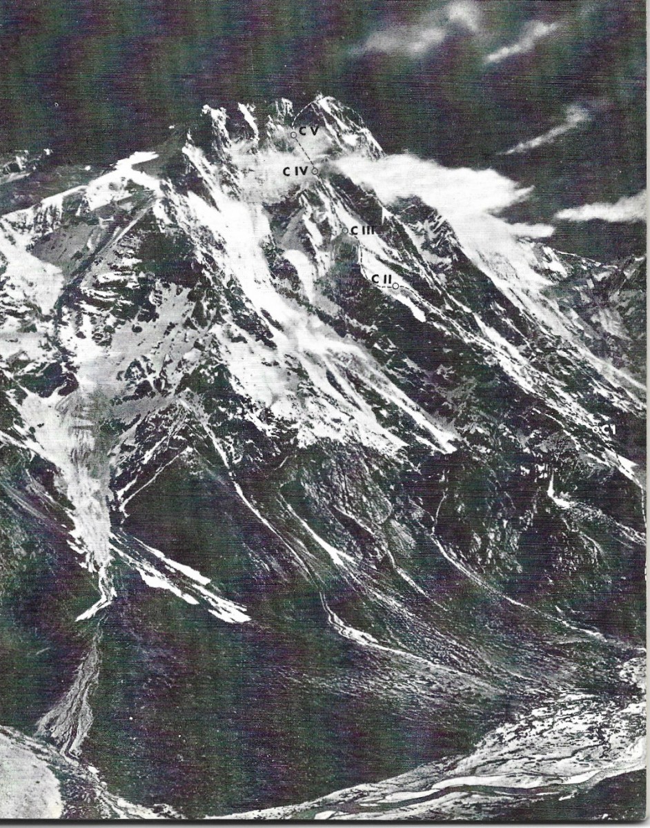 Le versant sud du Nanga Parbat, face de Rupal