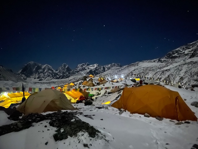 Expedition à l'Everest - Camp de base