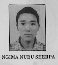 Sherpa pendant l'ascension de l'Everest