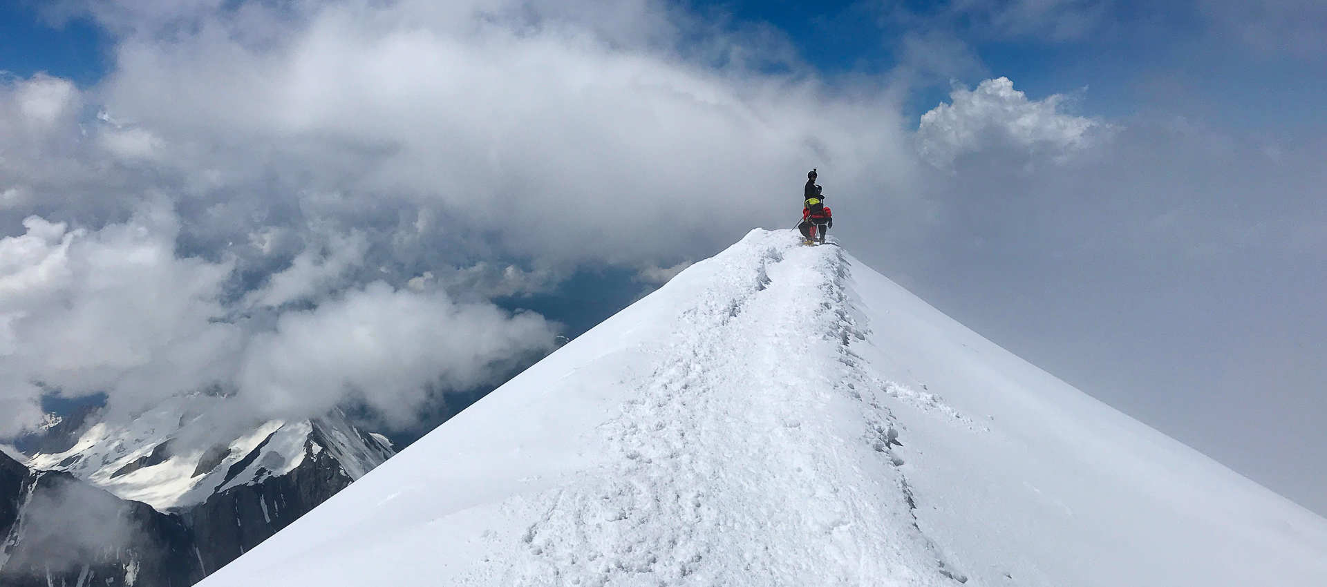 Climb Mont Blanc at 4807 meters standard route in the Alps