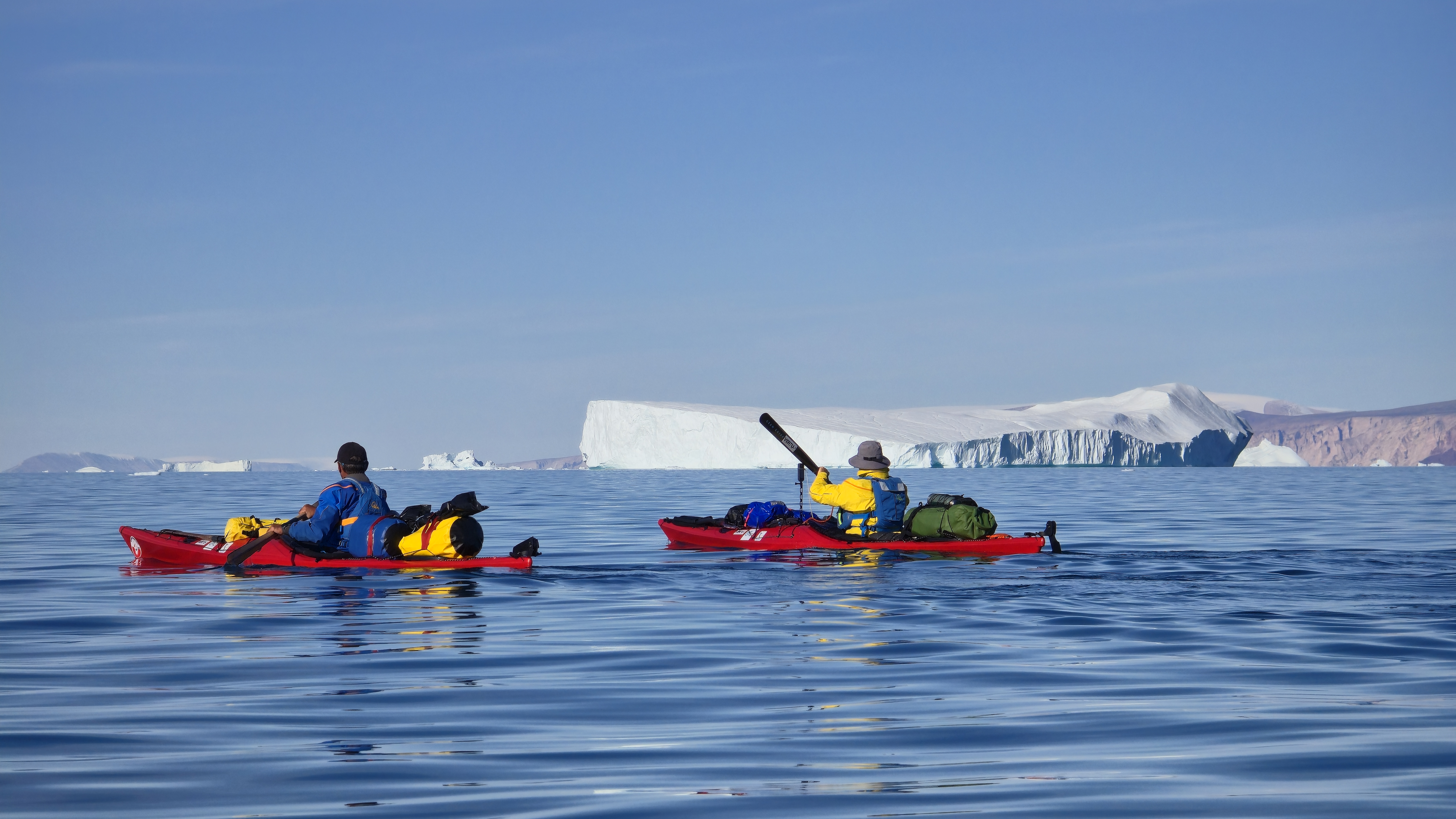 Kayakistes en Itinérance au Groenland