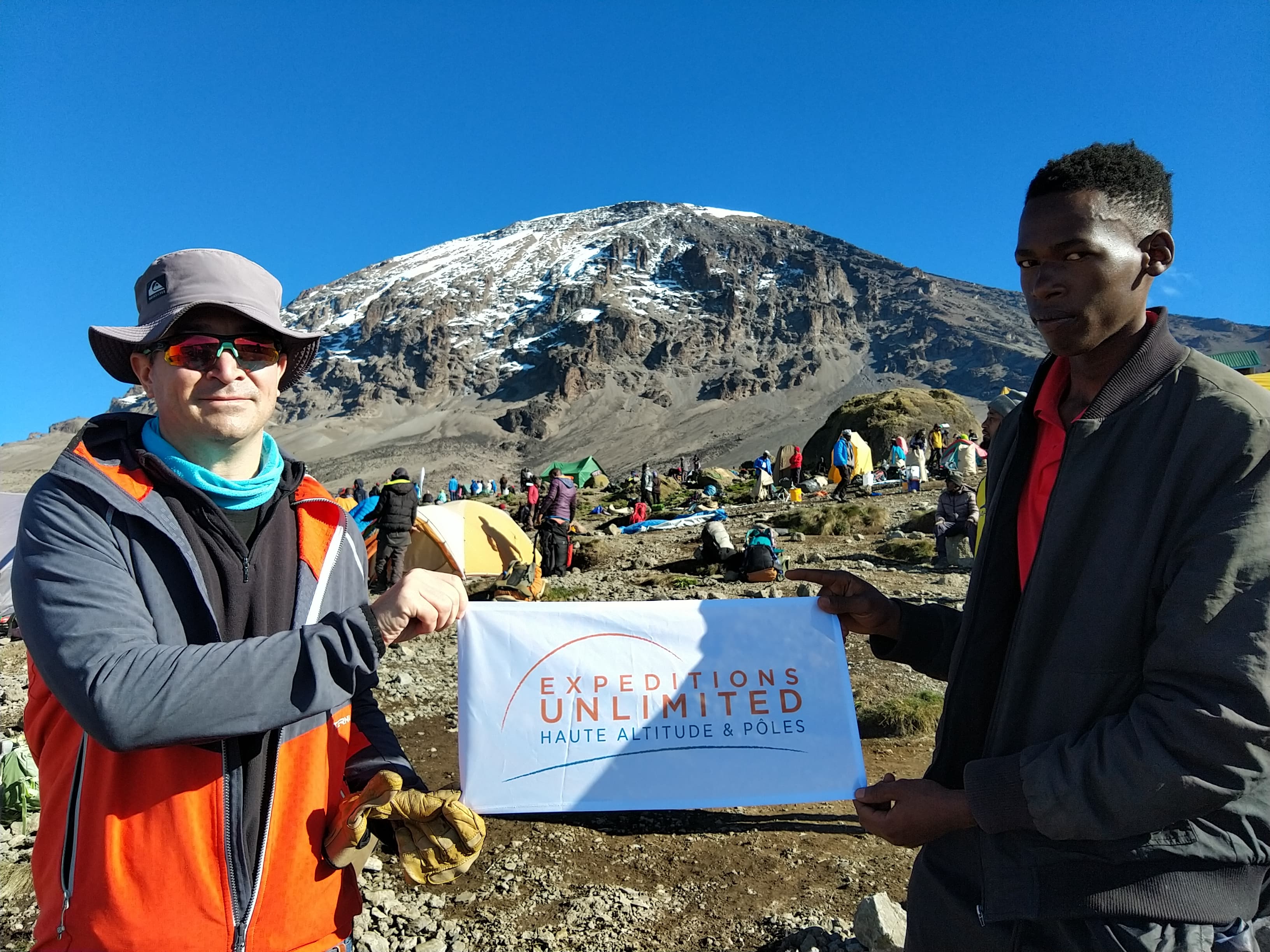Vue sur le Kilimandjaro