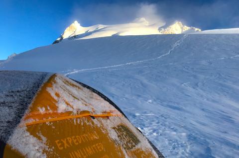 au camp 4 du Manaslu à 7400 mètres au camp 4 du Manaslu à 7400 mètres