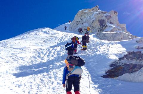 Montée au sommet au Tibet Ascension du Cho Oyu