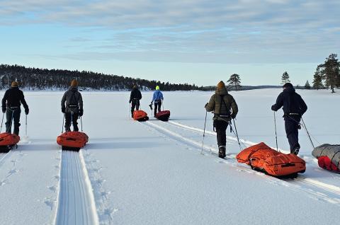 Préparation d'expéditions polaire en Finlande