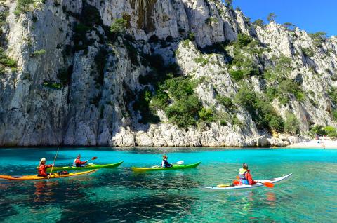Voyage et kayak de mer à Marseille