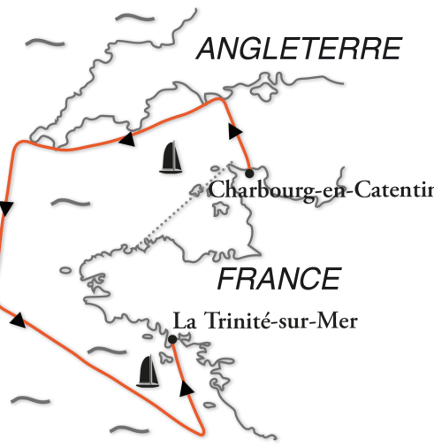 Carte participez à la course à la voile de la Drheam Cup