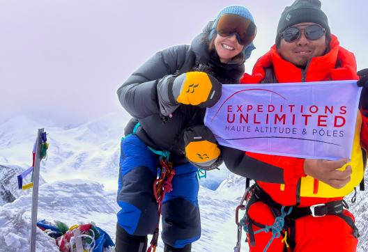 Ascension de l'Himlung Himal à 7126 mètres au Népal
