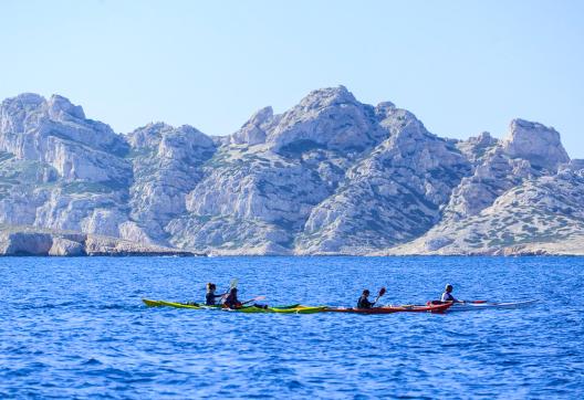 Voyage et navigation en kayak à Marseille