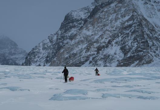Expedition en ski et pulka du sud au nord du Spitzberg