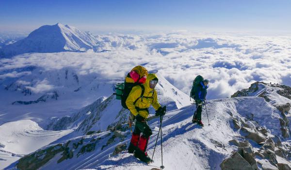 Vers le camp 4 du Denali à 5300 mètres