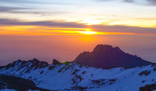 Glacier du Kilimandjaro à 5895 mètres