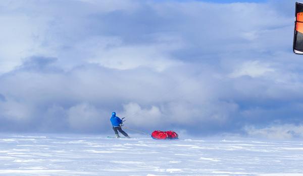 Voyage d'aventure avec pulka en Norvège