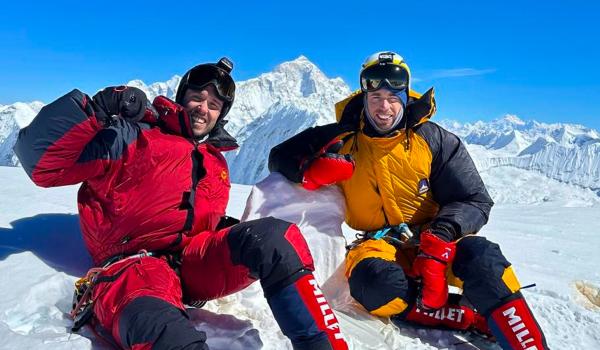 Clément et au sommet de l'Ama Dablam