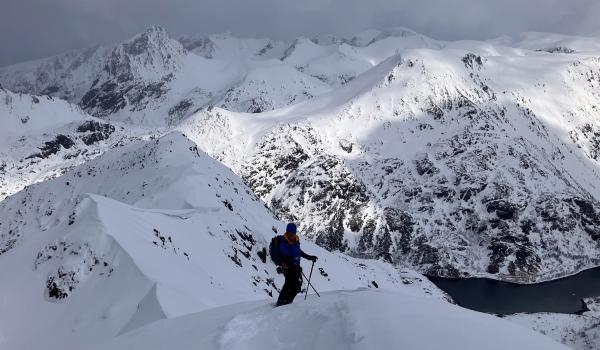 Ski de randonnée et voile en Norvège