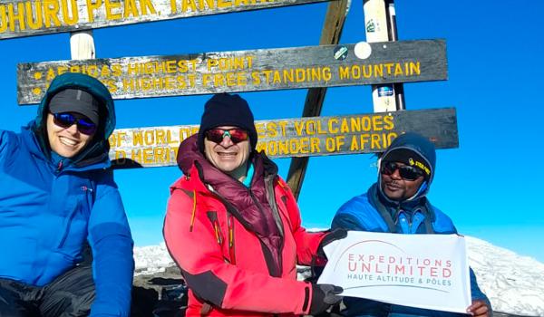 Ascension du Kilimandjaro à 5895 mètres