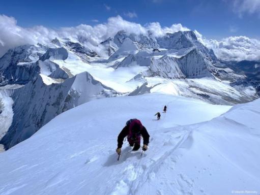 Ascension sommet du Baruntse