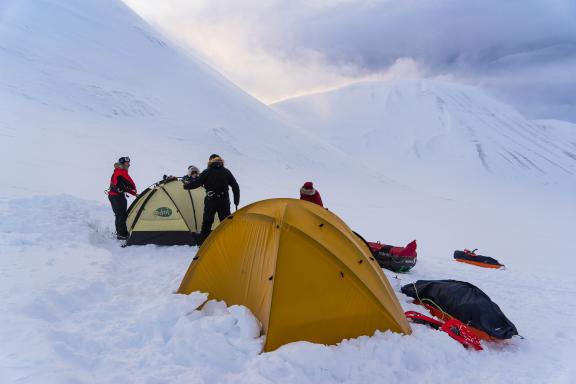 Trekking et bivouac au Spitzberg