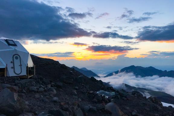 Expédition au camp d'ascension de l'Elbrouz