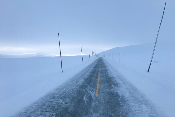 Voyage et en direction du plateau d'Hardangervidda