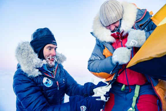Expédition en pulka à l'Artic Circle Trail