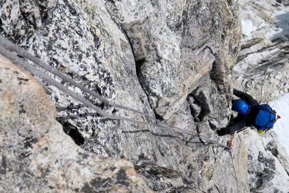 Ascension de l'Ama Dablam et montée verticale
