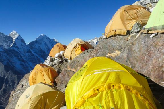 Ascension de l'Ama Dablam et camp d'ascension