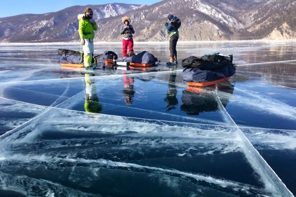 Expédition en traversée du lac Baïkal