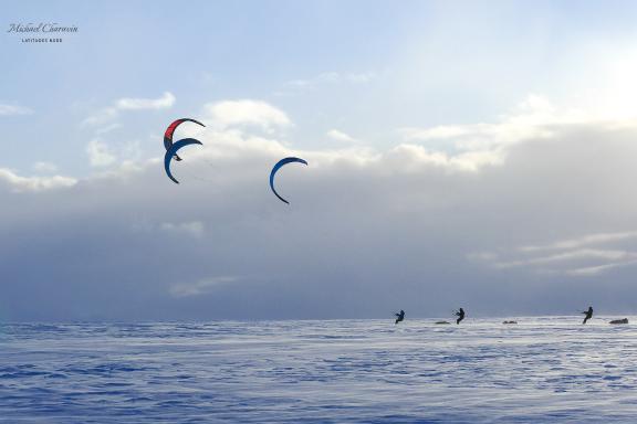Expédition en snowkite à Berlevag