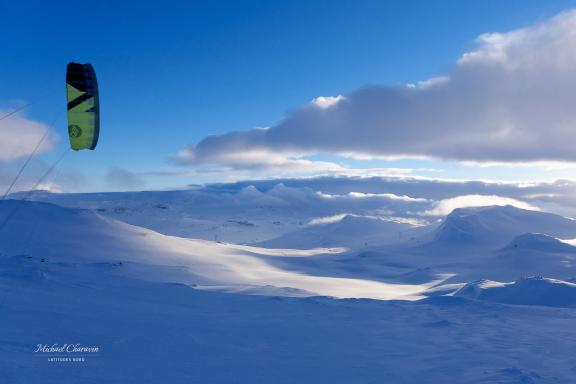 Voyage et paysage enneigé en Norvège