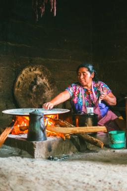 Voyage et cuisson des galettes mexicaines