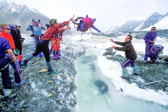 Expédition avec une traversée de bédières au Khan Tengri au Kirghizistan
