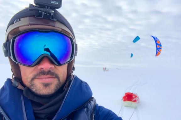 Expédition en snowkite au Groenland