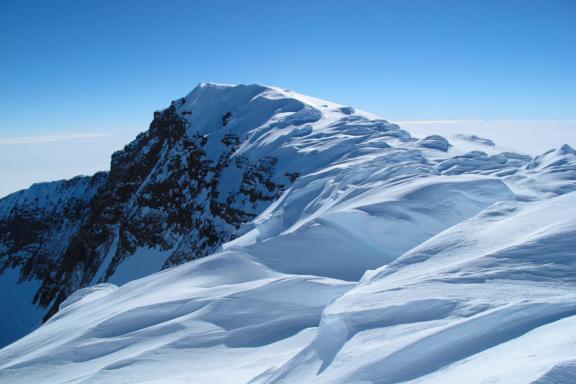 Mount Sidley summit and caldera
