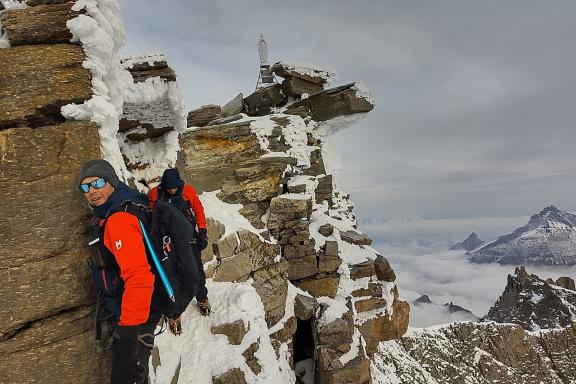 Voyage lors de l'ascension du Grand Paradis
