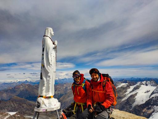 Voyage lors de l'ascension du Grand Paradis