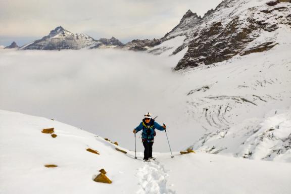 Voyage lors de l'ascension du Grand Paradis