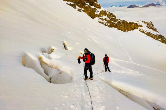Voyage lors de l'ascension du Grand Paradis