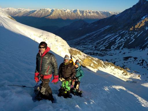 Ascension du Thorong peak sur le tour des Annapurnas
