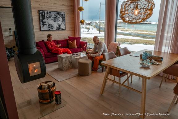 Expédition en snowkite en Norvège