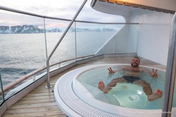 Expédition en snowkite en Norvège