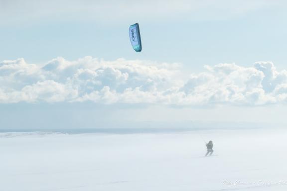Expédition en snowkite en Norvège