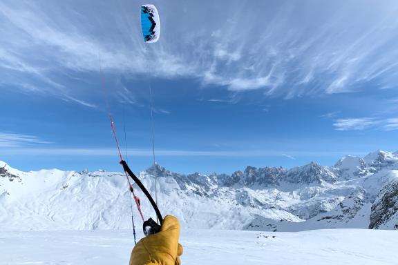 Voile de Kite au Zénith en France