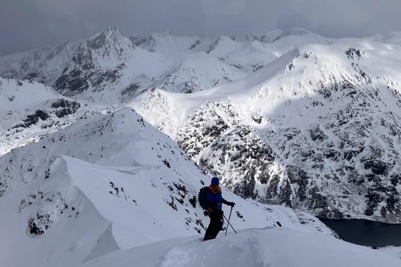 Ski de randonnée et voile en Norvège
