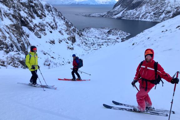 Ski de randonnée et voile en Norvège
