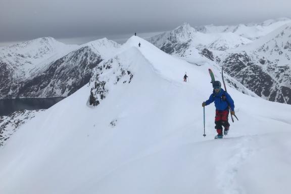 Ski de randonnée et voile en Norvège