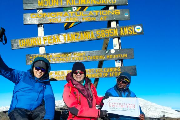 Ascension du Kilimandjaro à 5895 mètres